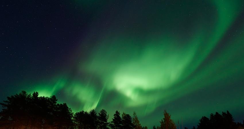 Northern Lights Autumn Holiday in Sweden